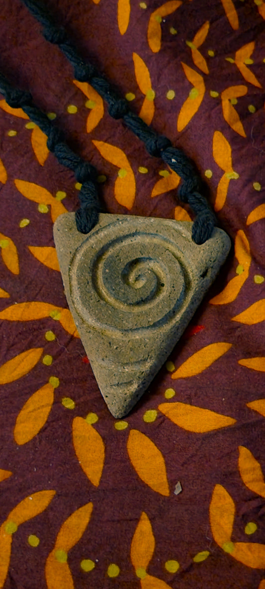 Spiral Stone Necklace